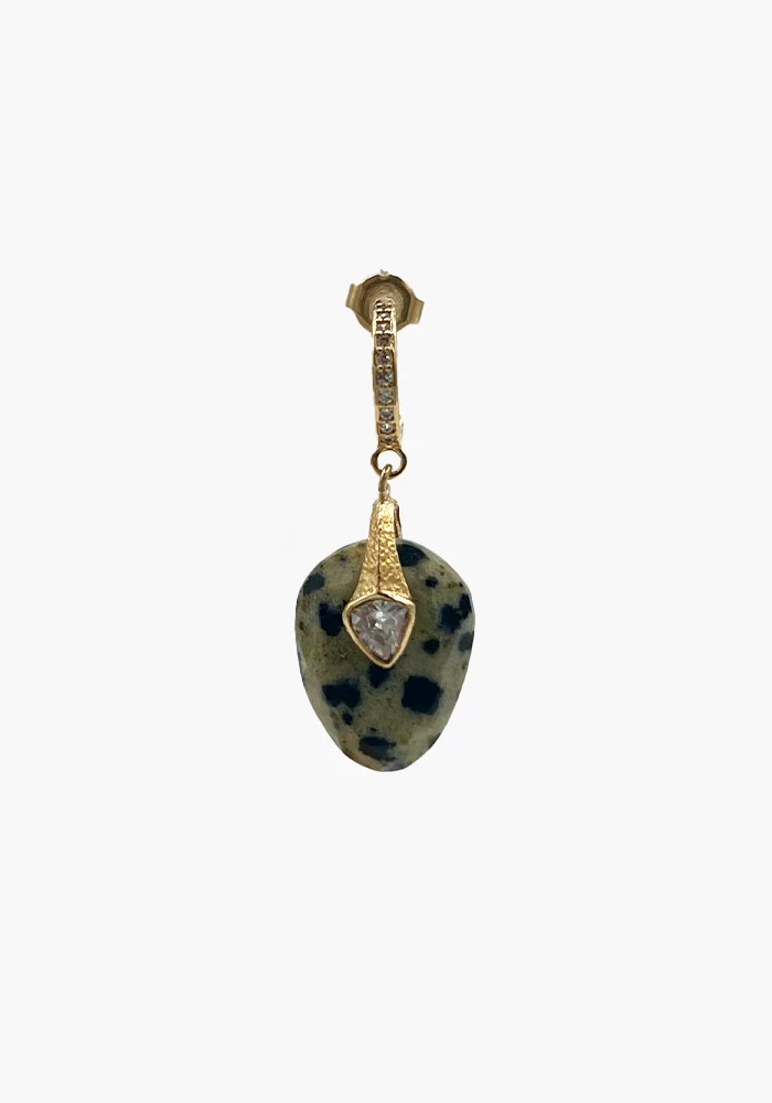 Boucle D'Oreille Baby Axel Jaspe Dalmatien