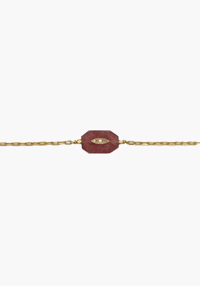 Bracelet Inside 2 Quartz Fraise