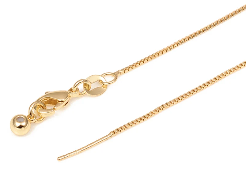 Bracelet chaîne ajustable - Doré à l'or fin 18K