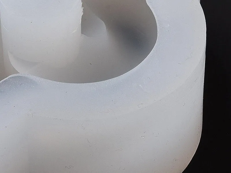 Moule silicone - Support bougie - Nœud