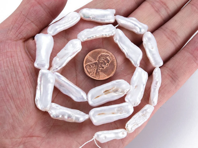Perle de culture - Allongée - 15 à 25 mm