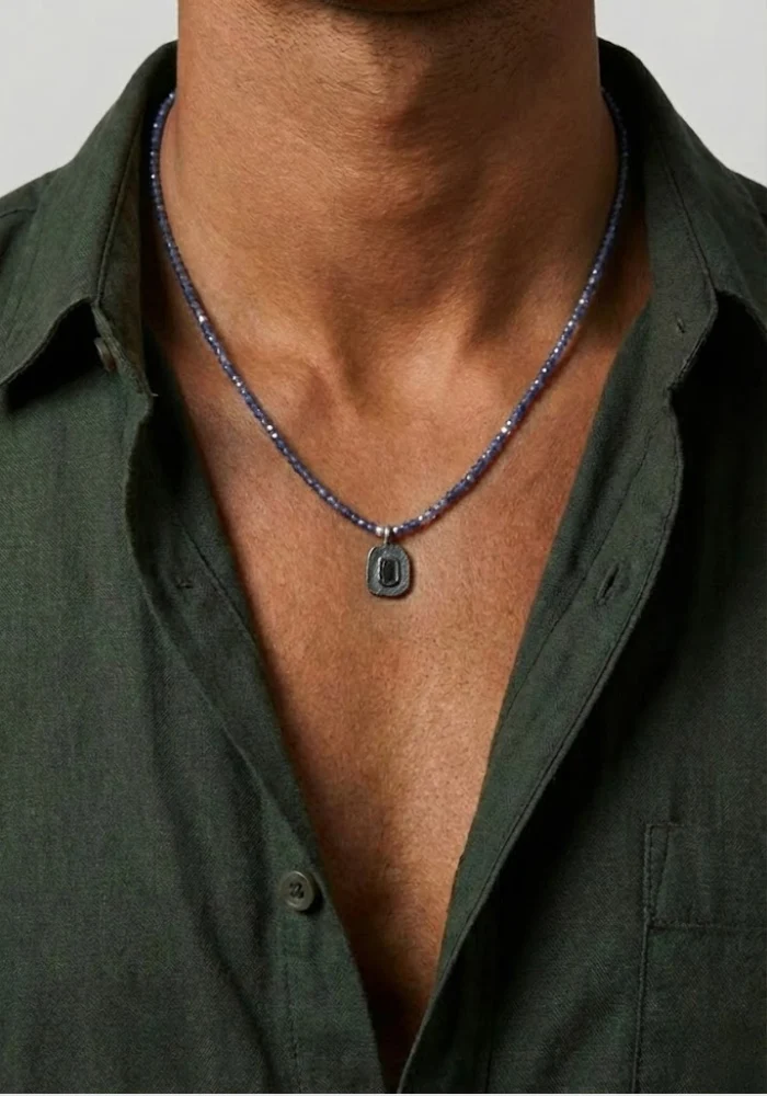 Collier Elor Saphirs Bleus