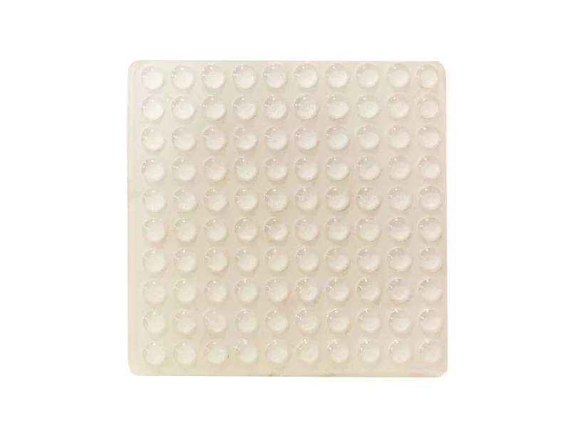 Lot de 100 pastilles adhésives antidérapantes en silicone - 0,6 cm