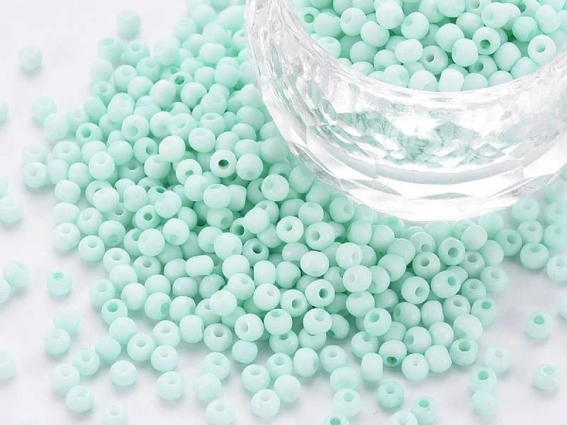 Rocailles mat cyan clair - Eco pack 50g