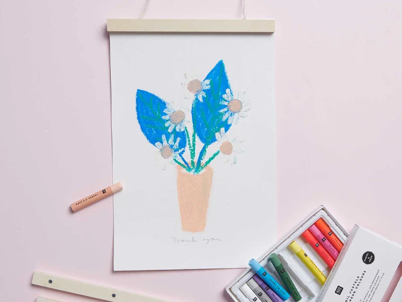 12 pastels à l'huile - Pastel et Néon