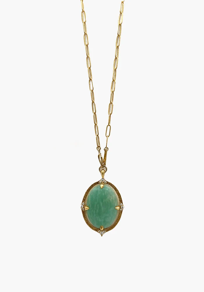 Sautoir Victoria Amazonite