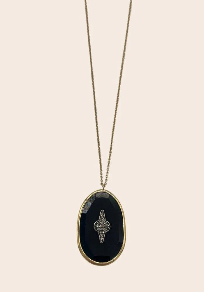 Collier Simone Noir Exclu Blush