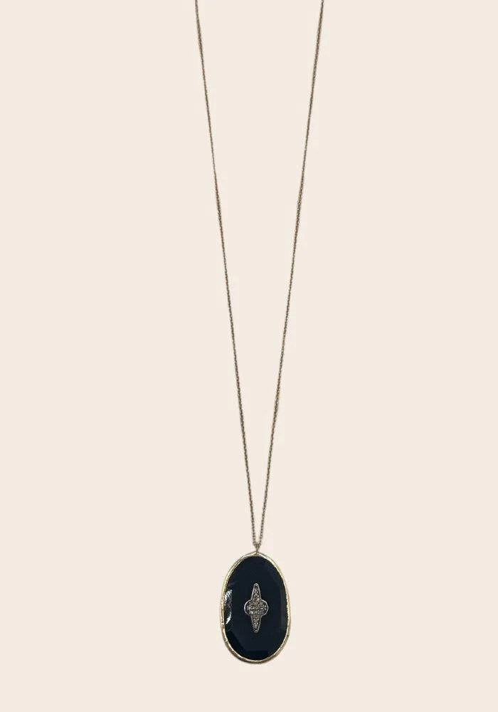 Collier Simone Noir Exclu Blush