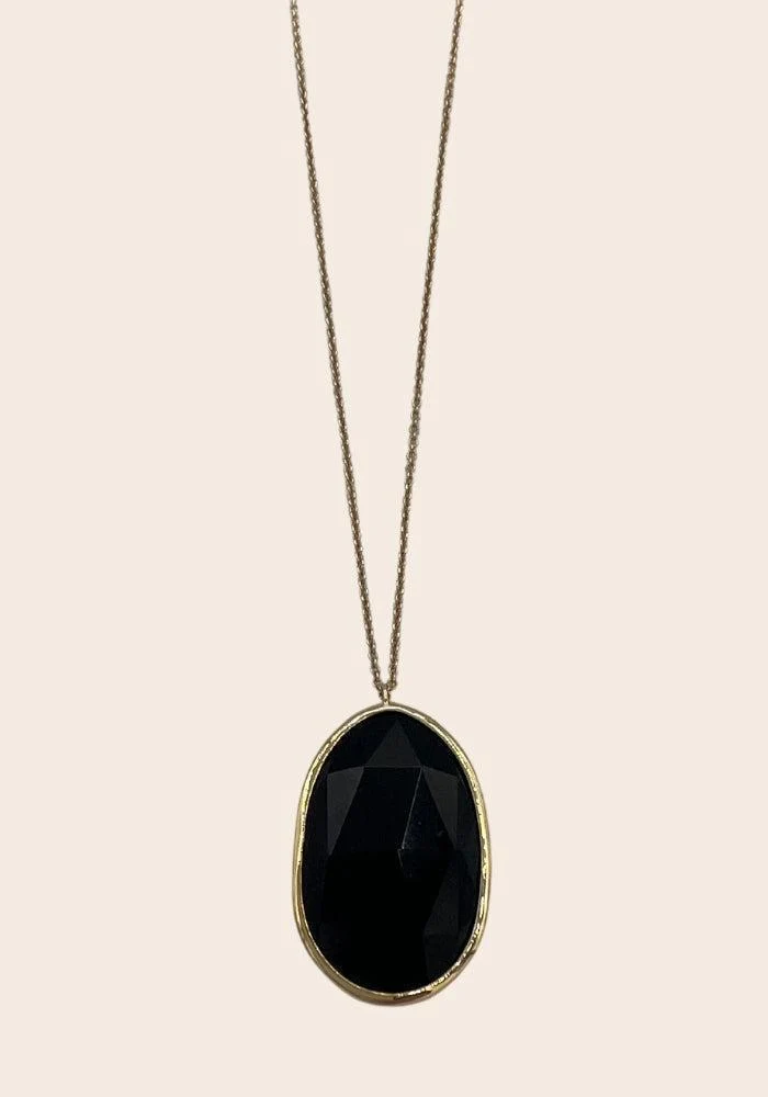 Collier Simone Noir Exclu Blush