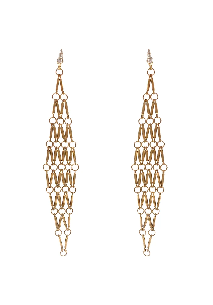 Boucles d'Oreilles Glam Losange