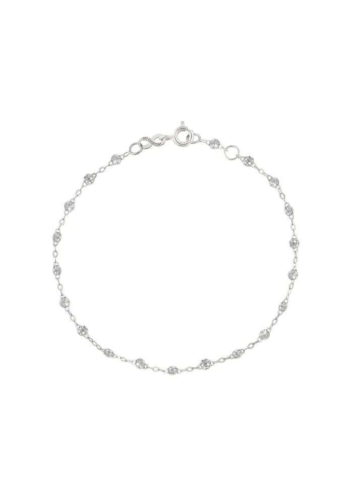 Bracelet Classique Gigi Or Blanc Et Résines Sparkle 15cm