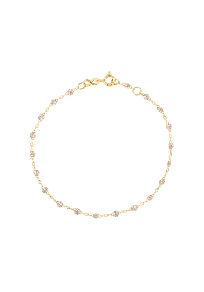 Bracelet Classique Gigi Or Jaune Et Résines Sparkle 15cm