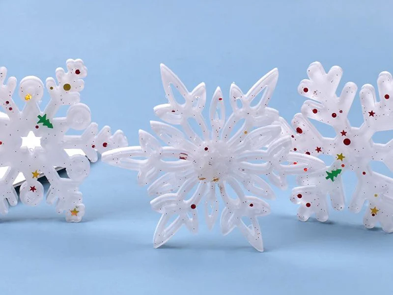 Moule en silicone - 3 flocons de neige