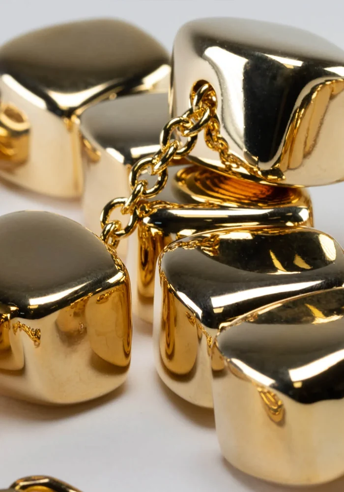 Collier Small Organic Shaped Gold