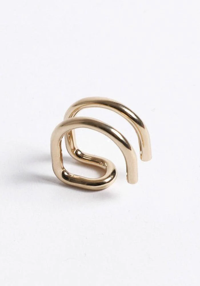 Bague Ou Bijou D'Oreille L'Indépendante Réversible Vermeil