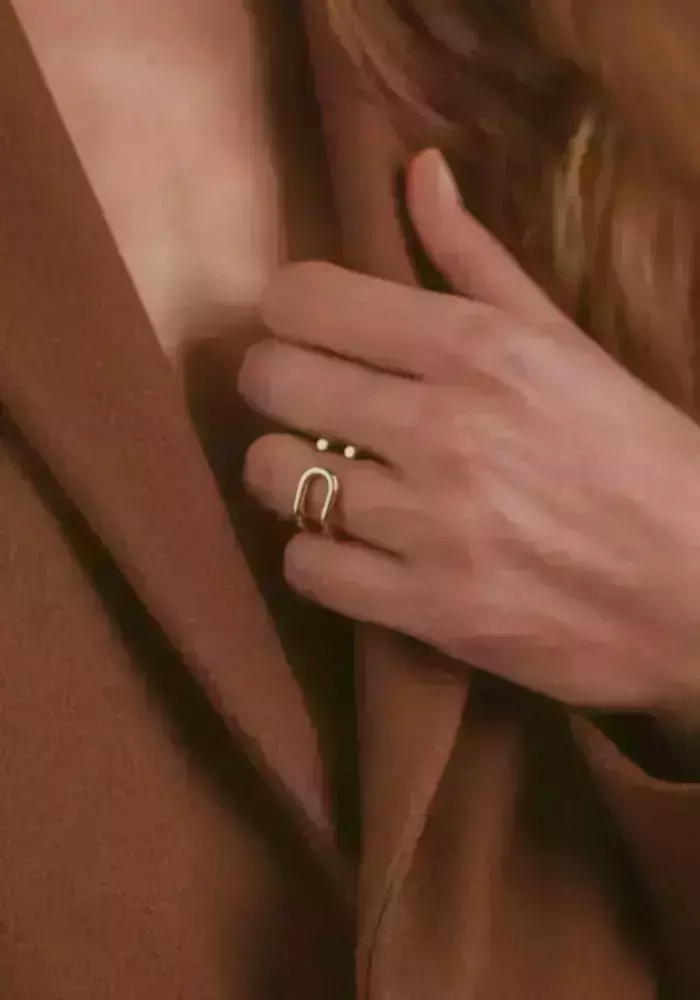 Bague Ou Bijou D'Oreille L'Indépendante Réversible Vermeil