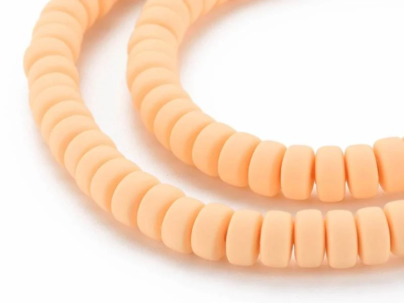 Boite de perles heishi épaisses 6 mm - Pêche