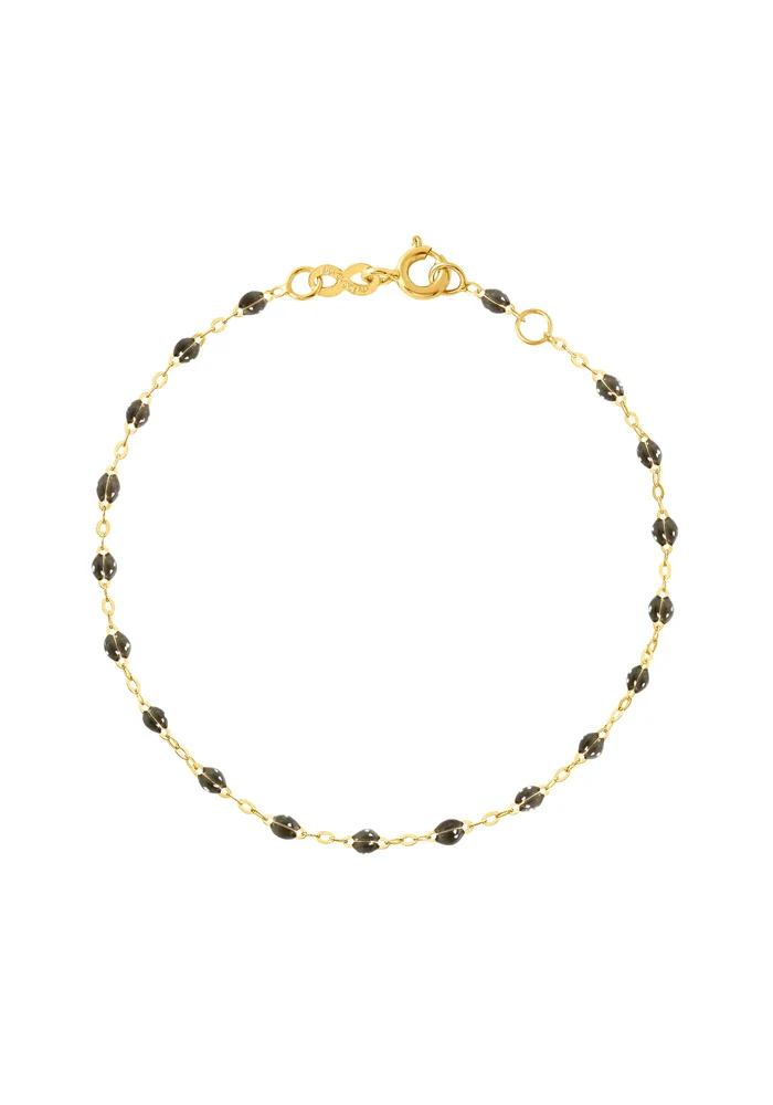 Bracelet Classique Gigi Or Jaune Et Résines Quartz 17cm