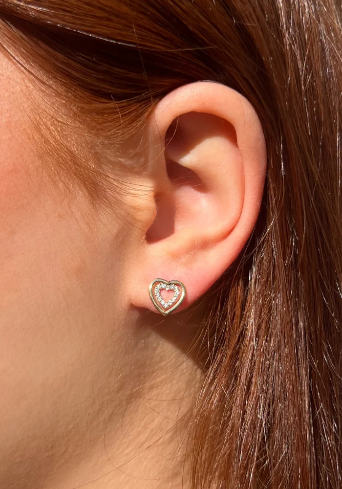 Boucles d'Oreilles Cathy Coeurs