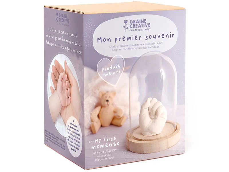 Kit de moulage alginate mon premier souvenir