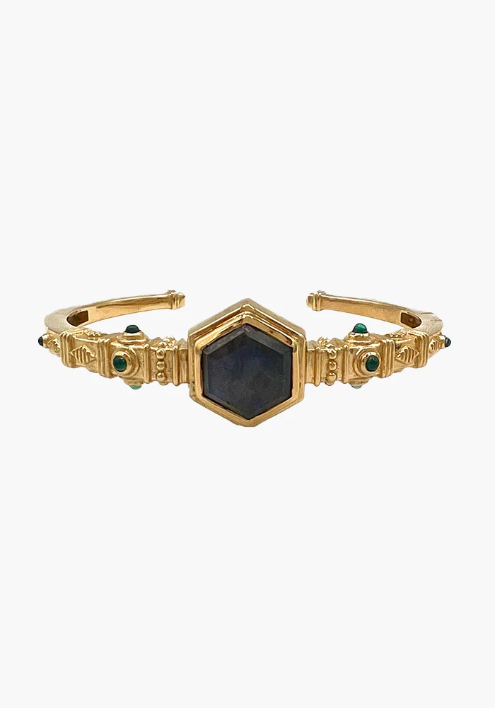 Jonc Hexa Malachite