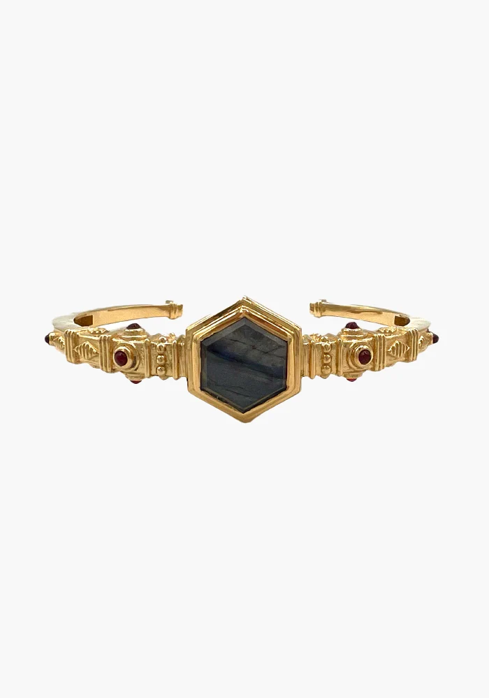 Jonc Hexa Labradorite