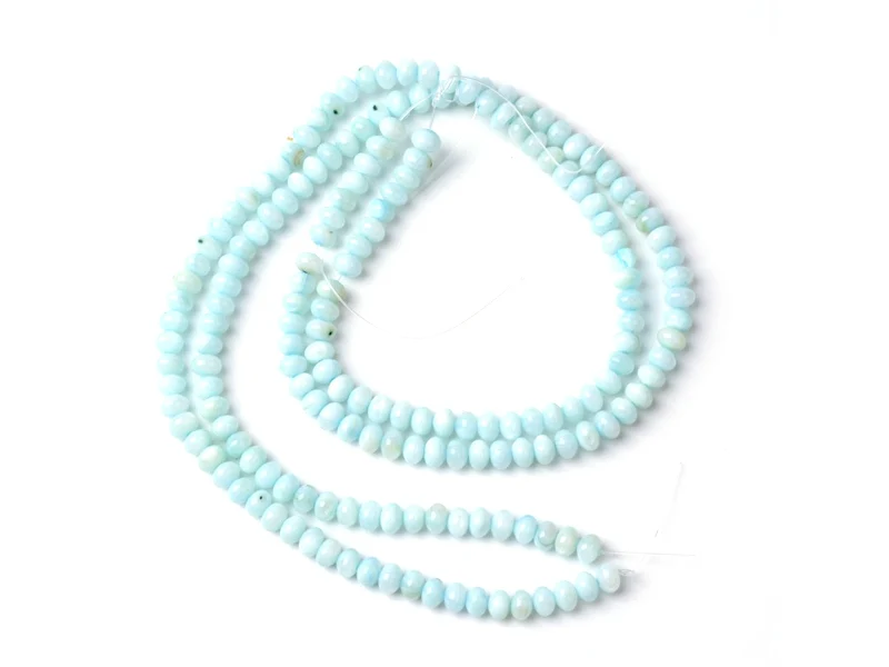 Lot de 20 perles rondelles coquillage naturel - Aqua