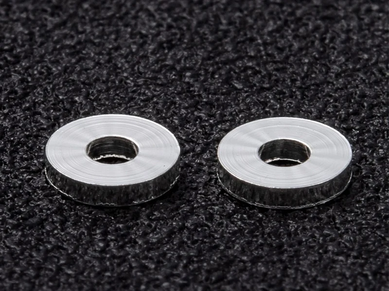 Lot de 20 perles intercalaires rondes en laiton - Flash argent 925