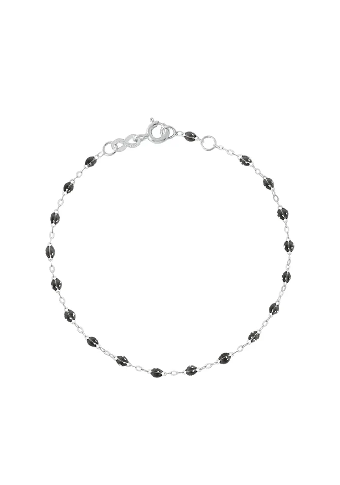 Bracelet Classique Gigi Or Blanc Et Résines Quartz 17cm