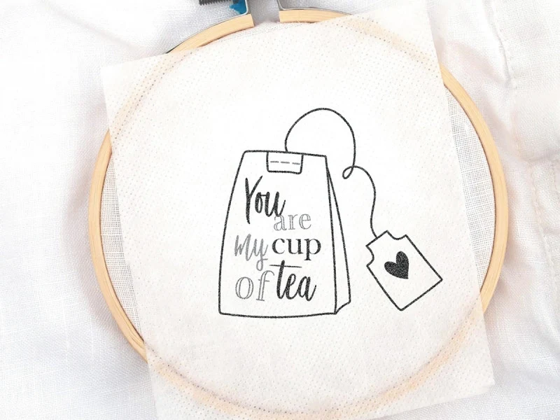 Kit de broderie sur vêtement - Self love