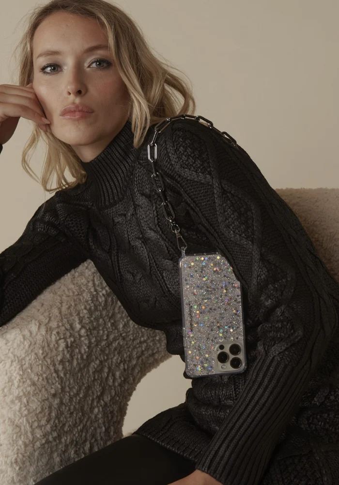 Coque À Paillettes Holographiques