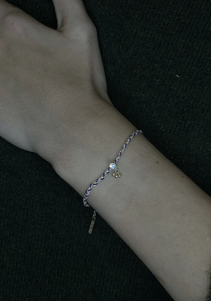 Bracelet N°827 Gold Amethyste