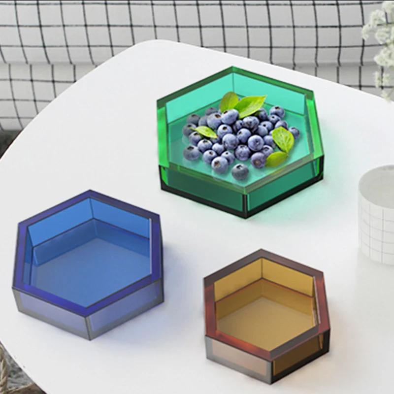 Moule en silicone - Petite coupelle hexagonale - 13,1 x 11,6 cm