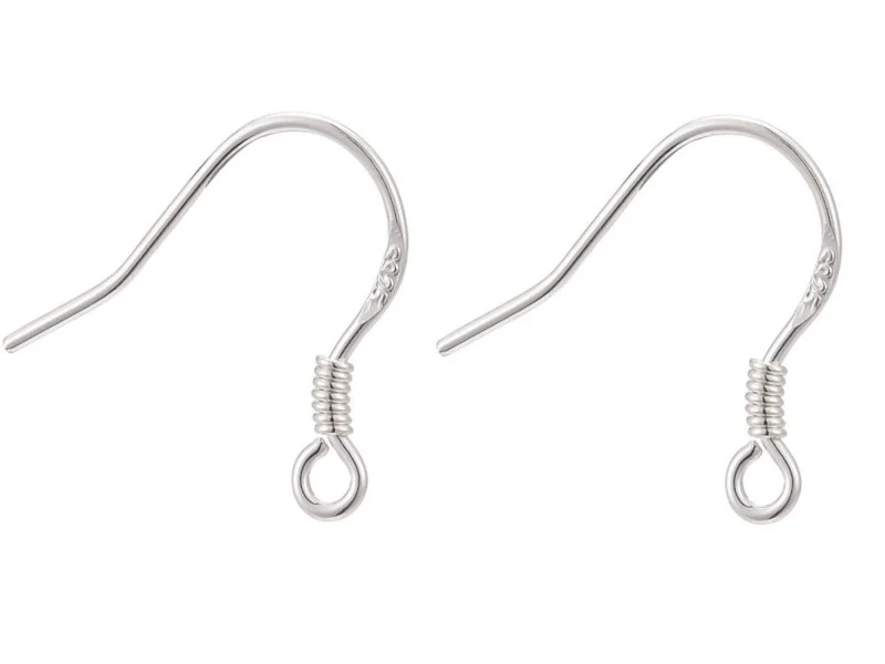 Paire de boucles d'oreilles crochet - Argent 925