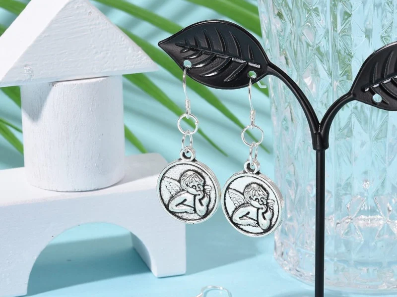 Paire de boucles d'oreilles crochet - Argent 925