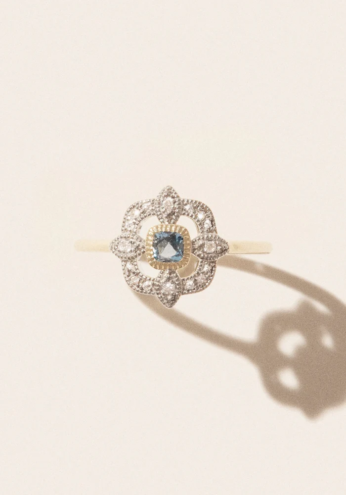 Bague Bettina London Blue Topaz