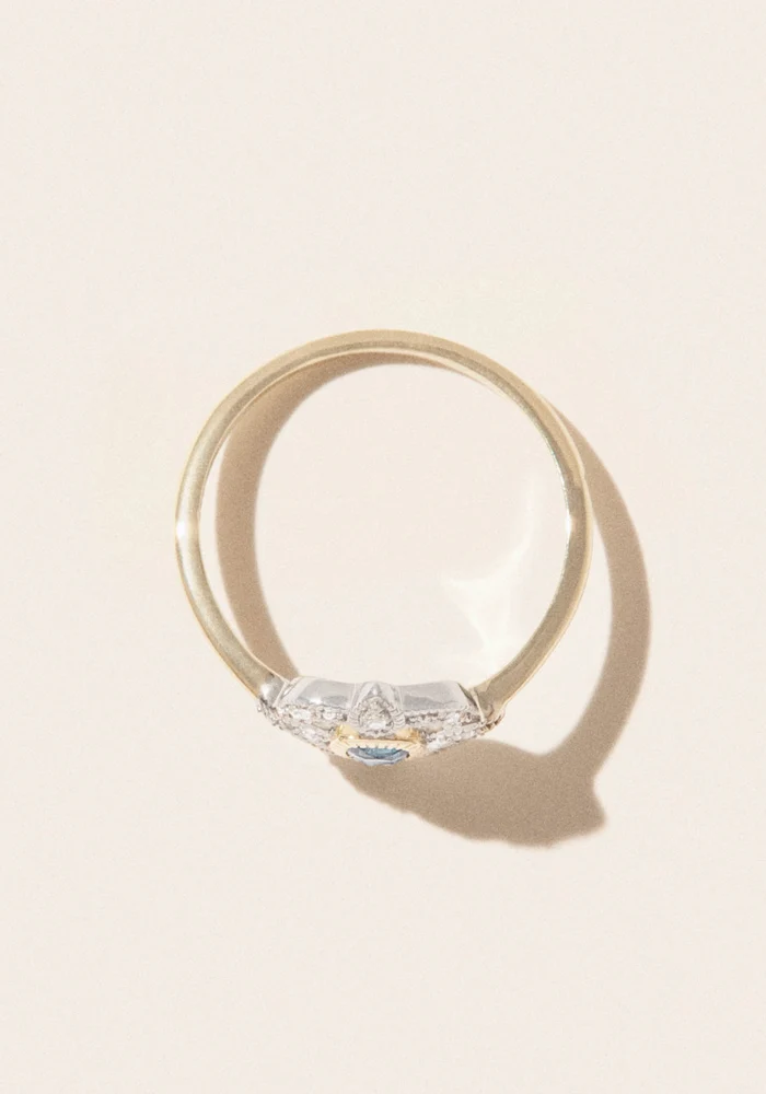 Bague Bettina London Blue Topaz