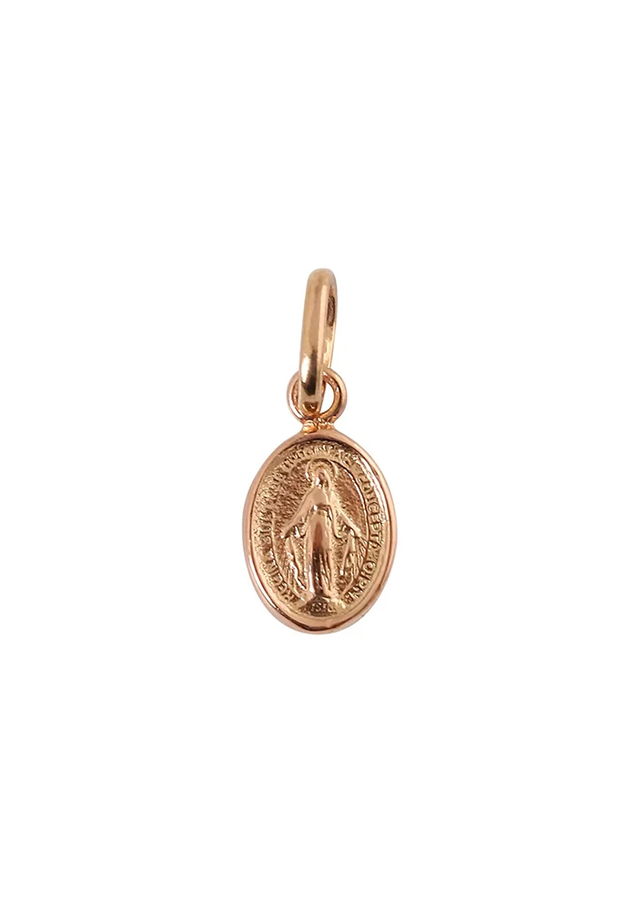 Pendentif Petite Madone Or Rose