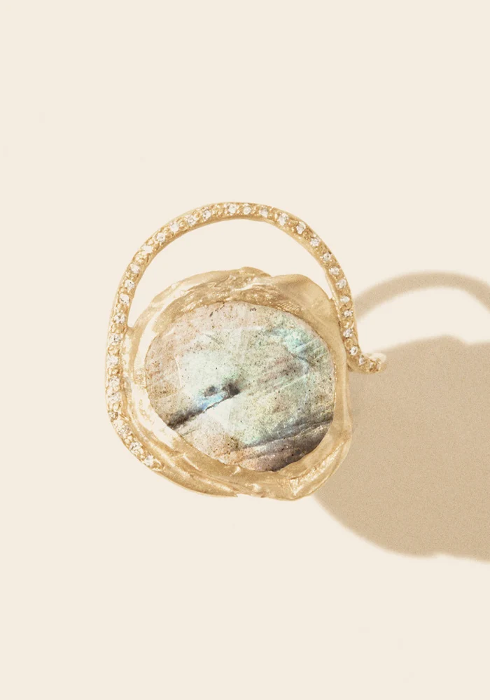 Bague Gaïa Labradorite