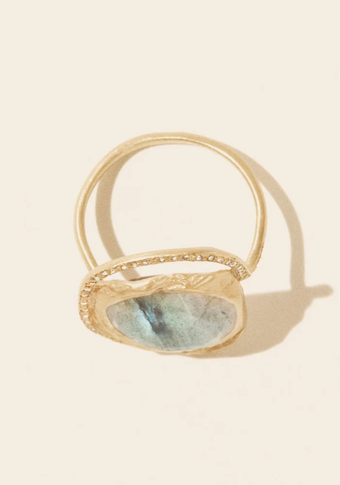 Bague Gaïa Labradorite