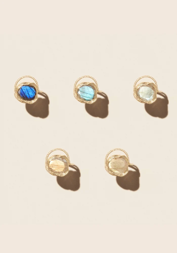 Bague Gaïa Labradorite