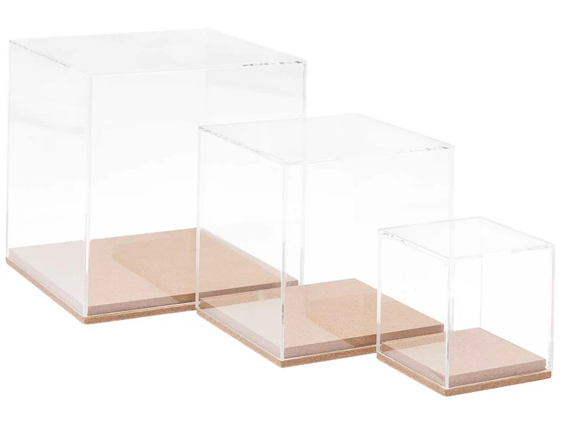 Cloche de décoration cube taille L - Rico Design