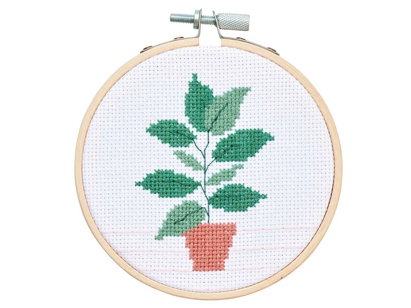 KIT DE BRODERIE PLANTE - RICO DESIGN
