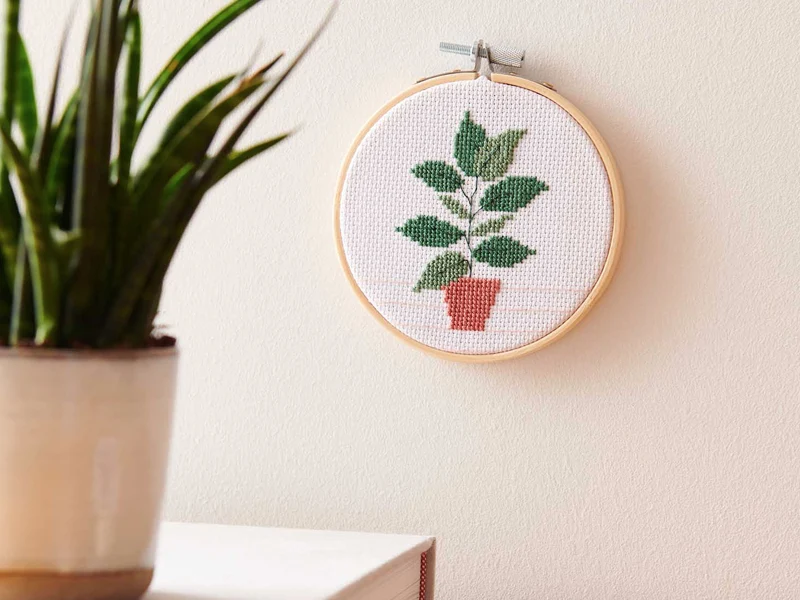KIT DE BRODERIE PLANTE - RICO DESIGN