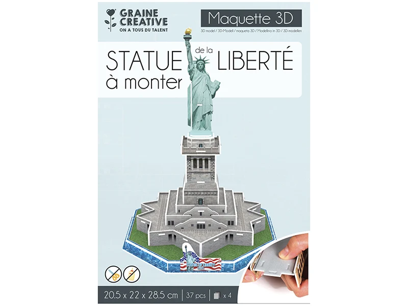 Puzzle maquette - Statue de la liberté - Graine Créative