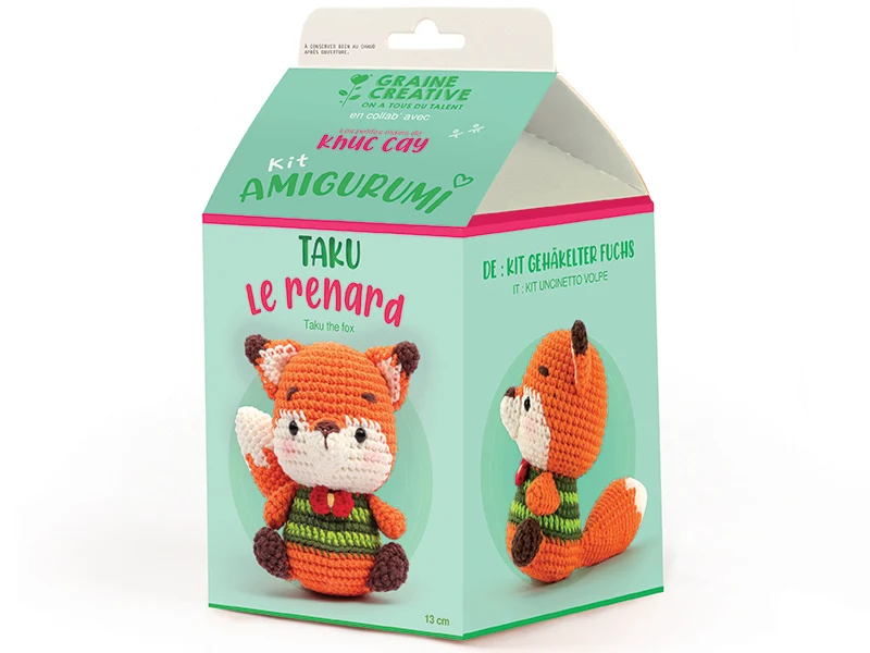 Kit Amigurumi Renard - Graine Créative