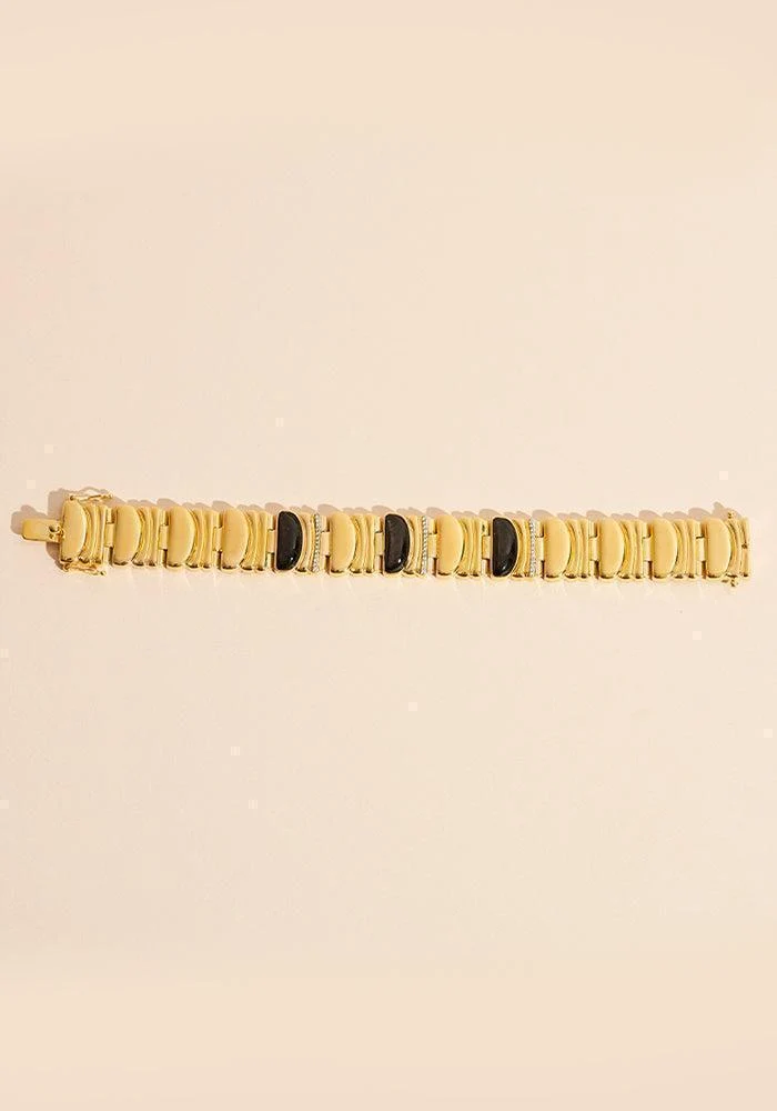 Bracelet Seema Onyx Noir