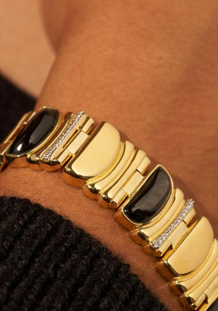 Bracelet Seema Onyx Noir