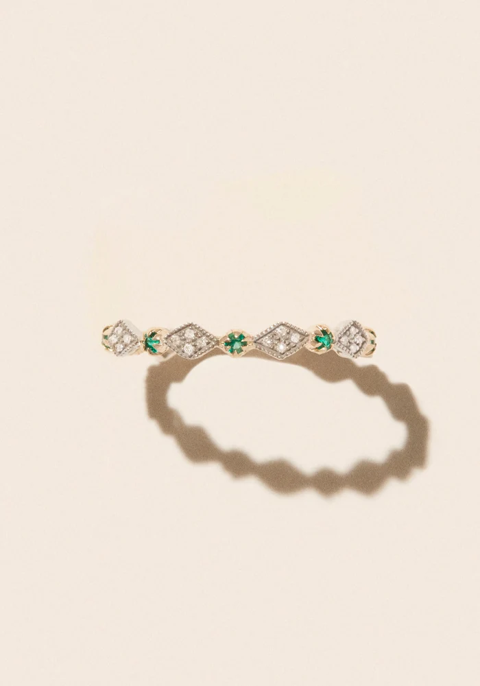 Bague Ava N°1 Emeraude