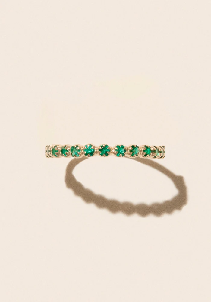 Bague Ava N°2 Émeraude